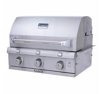 Saber Stainless 500 NG 3 Burner Built-In Grill