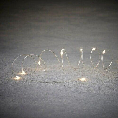 String Silver Classic White 200LED 66'