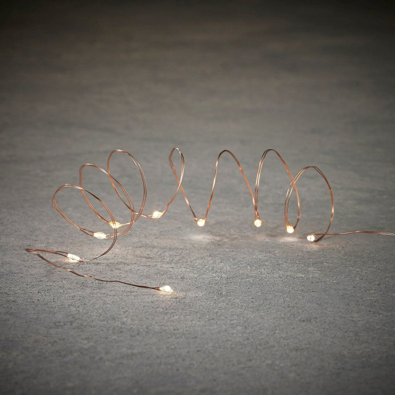 String Copper Classic White 50LED 16.5&