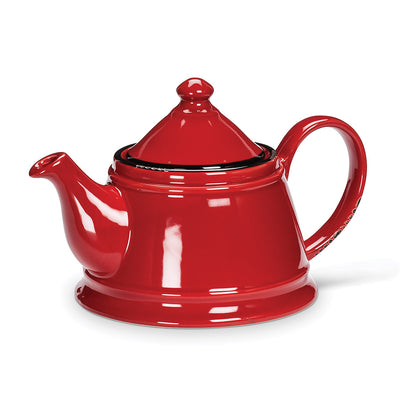 Enamel Look Teapot - 32oz