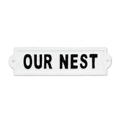 "Our Nest" Sign