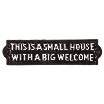 Small House sign Iron