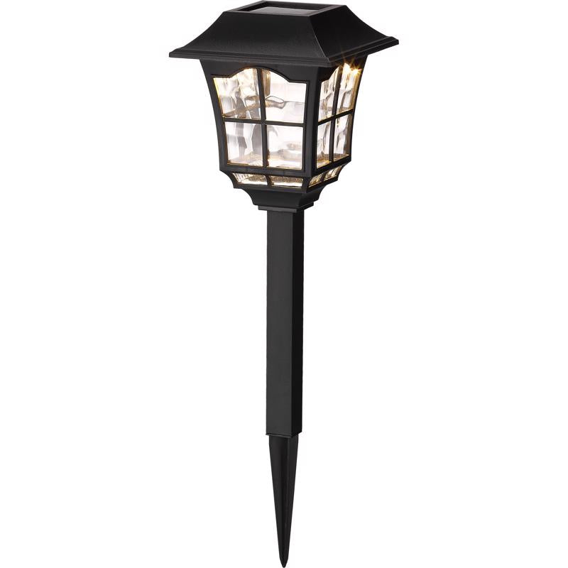 Living Accents Black Solar Powered LED Pathway Light