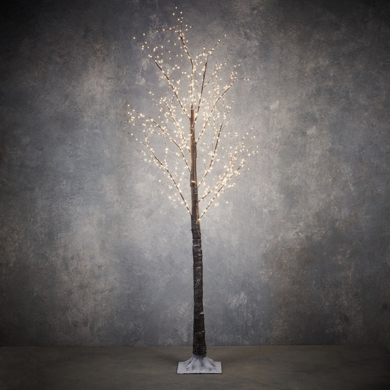 Outdoor Tree Brown - White LED