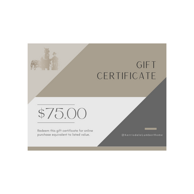 Kerrisdale Lumber Home Electronic Gift Card (ONLINE ONLY)