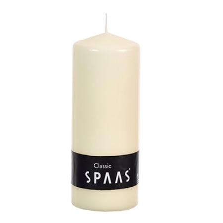 SPAAS Unscented Medium Pillar Candle 2.25"X 6" Creme