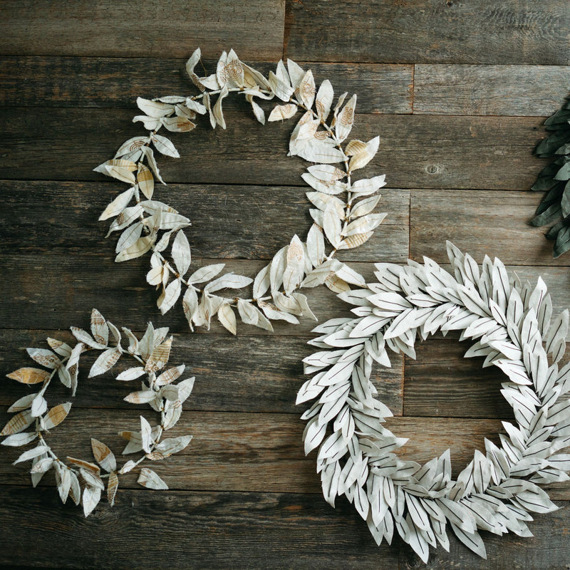 Recycled Canvas Olive Wreath