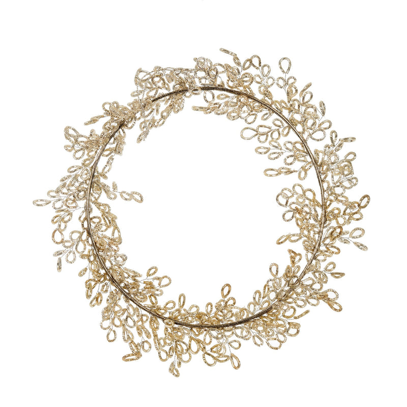 Tinsel Wreath - Silver
