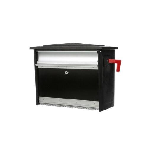 Mailsafe Steel Wall-Mounted Black Lockable Mailbox