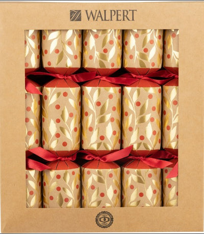 Walpert Christmas Crackers Assorted - 10 pk