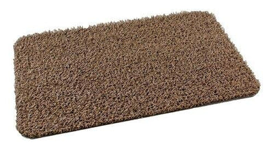 GrassWorx 30 x 18  Tan Polyethylene Non-slip Door Mat