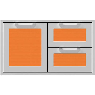 Hestan 36" Double Drawer and Storage Door Combination