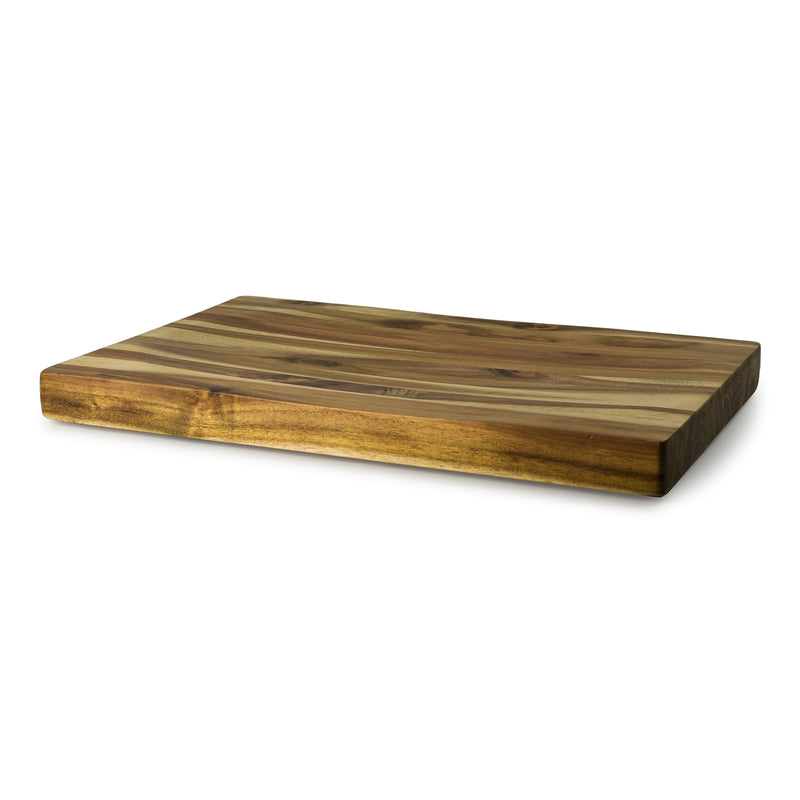Architec Gripperwood 19 x 13 Acacia Wood Concave Carving Board