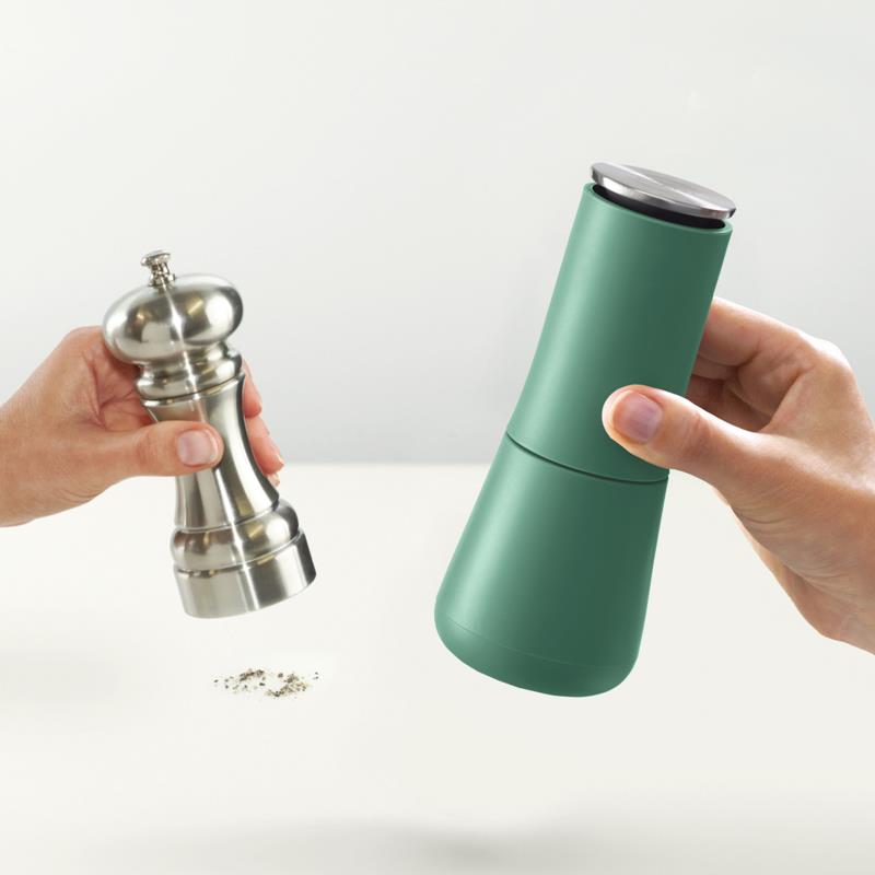 Joseph Joseph Milltop No-Spill Salt & Pepper Mills - Sage