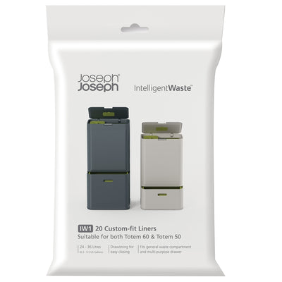 Joseph Joseph Intelligent Waste Totem Waste Bags - 20 Pk
