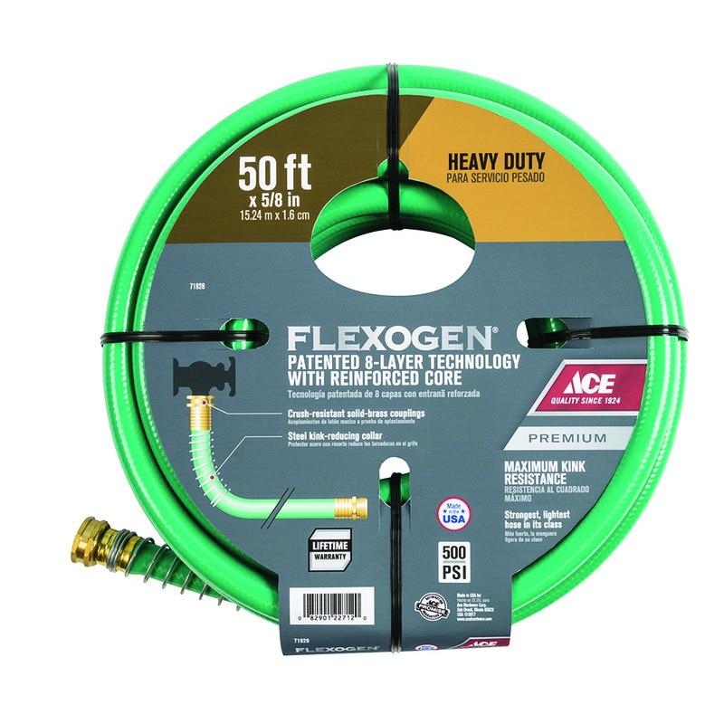Ace 5/8"  Premium Grade Green Vinyl Hose