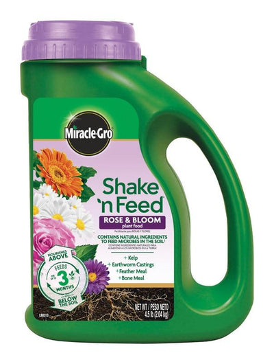 Miracle-Gro Shake 'N Feed Bloom Booster Granules Plant Food 4.5 lb