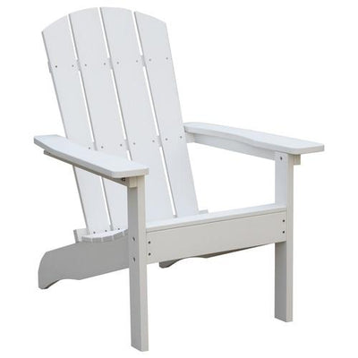 Living Accents  White Resin Frame Adirondack Chair (IN STORE PICK-UP ONLY)
