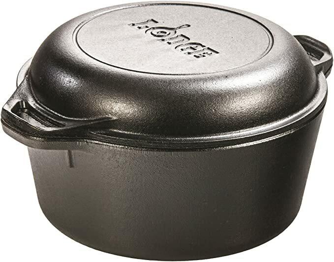Lodge Logic 5-Quart Double Dutch Oven and Casserole with Skillet Cover (Cast iron)