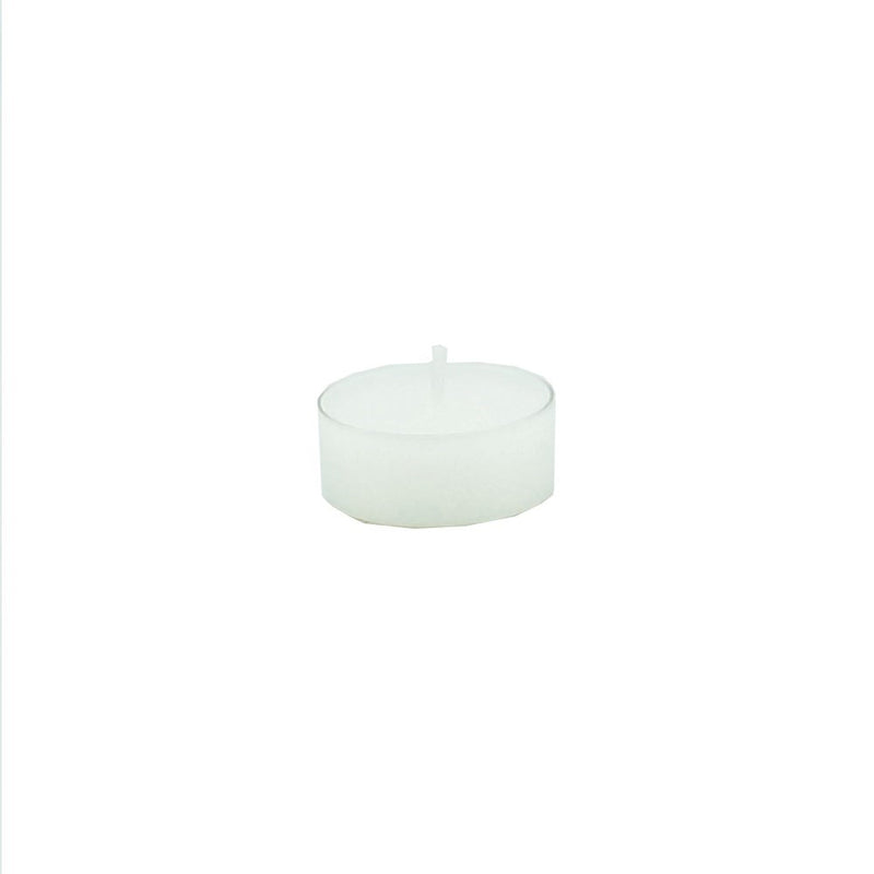 Danish Candle : Tealight clear cup tub/20 white