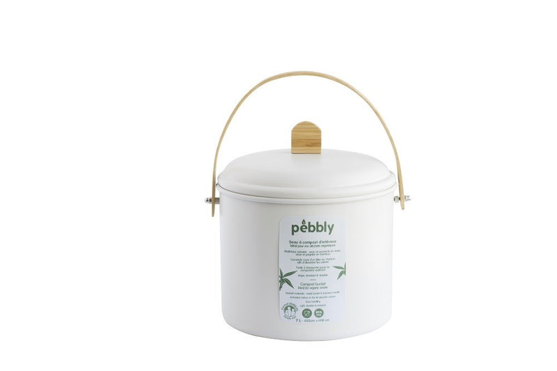 Pebbly Compost Bin W/ Charcoal Filter - 7L