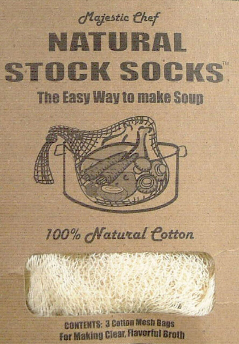 MAJESTIC-CHEF Soup/Stock Socks 3 PK Cotton