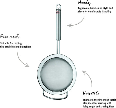 RÖSLE Strainer With Round Handle - 4.7"