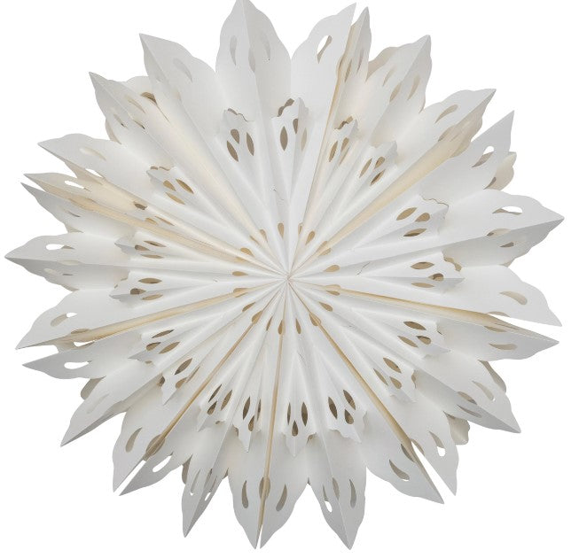 Paper Snowflake Ornament - White