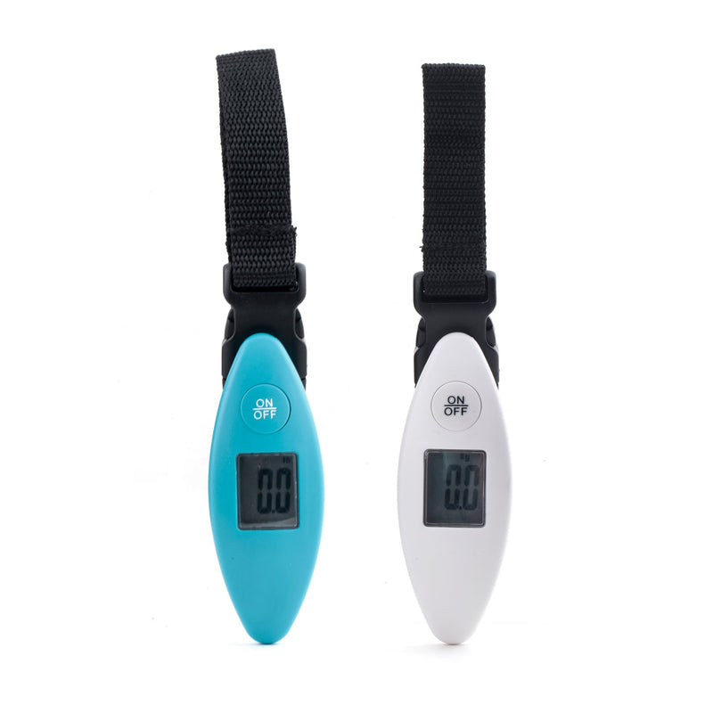 LUGGAGE SCALE DIGITAL BLUE AND WHITE