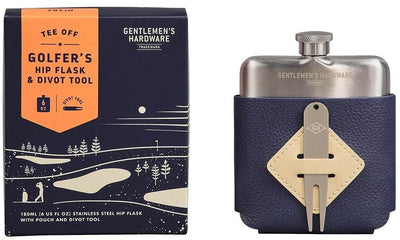 Gentlemen's Hardware Golfer’s Hip Flask & Divot Tool Set