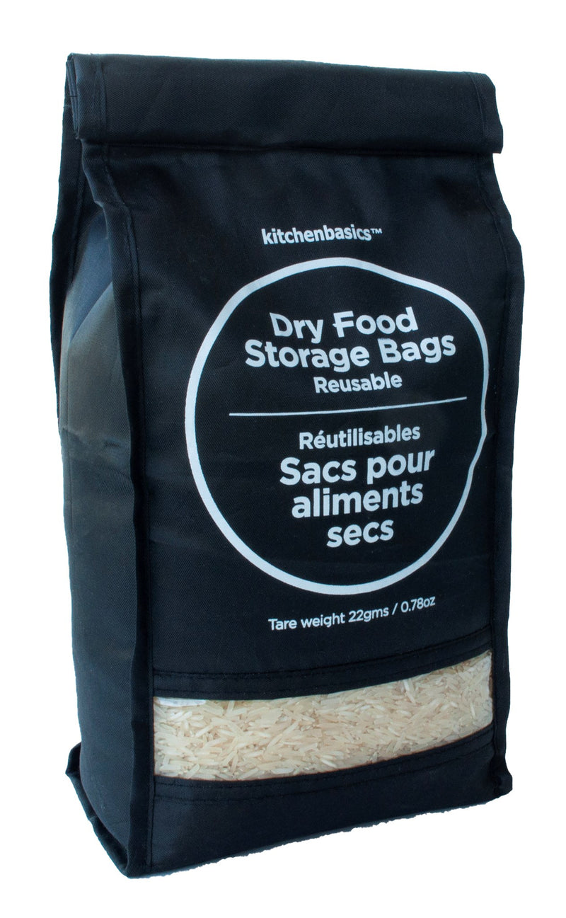Dry Food Storage Bag With Window - 2pk