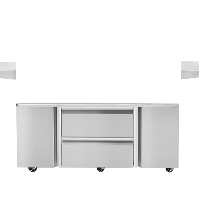 Twin Eagles 54" Grill Base with Storage Drawers and Two Doors